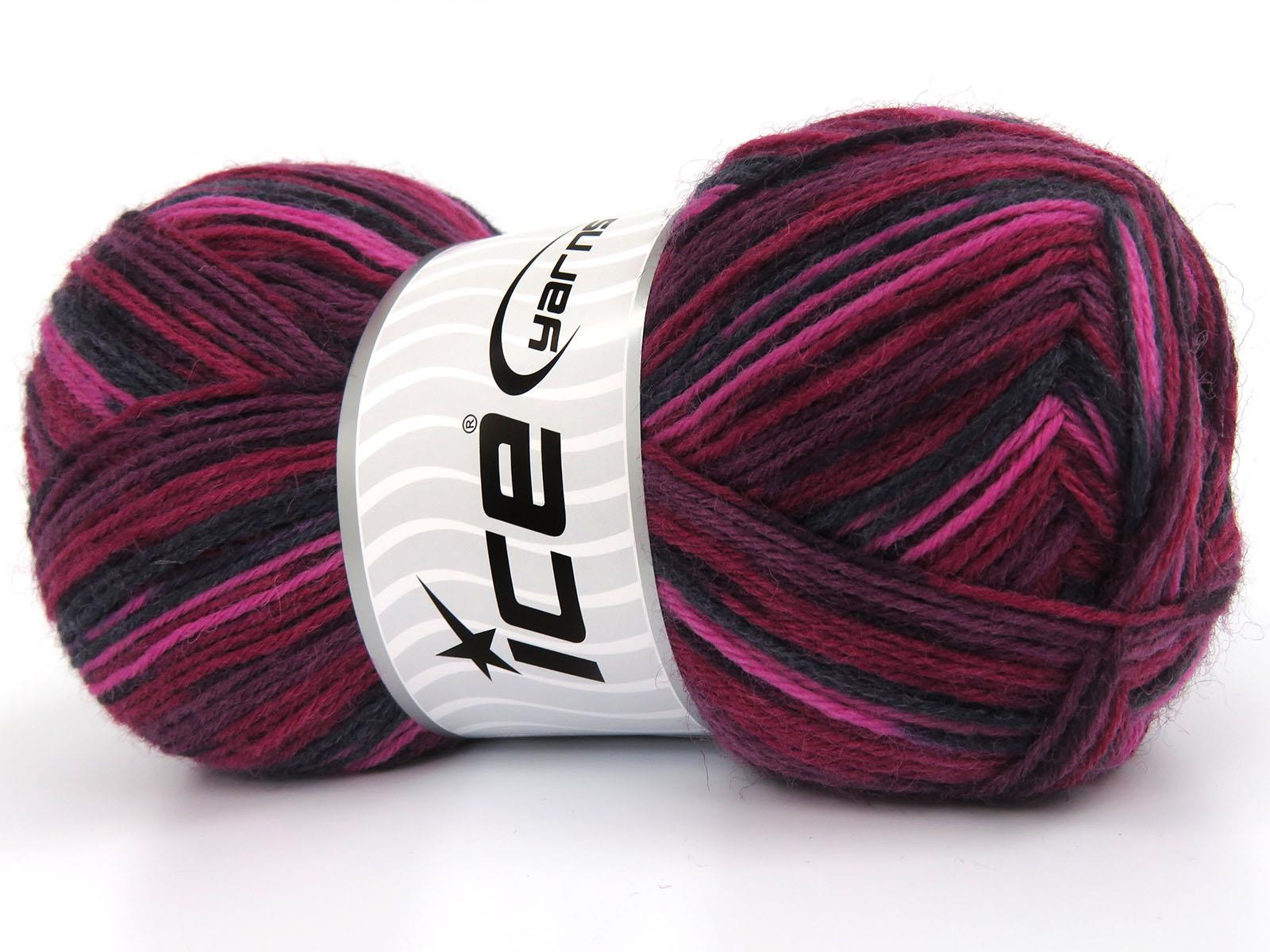 Sock Varicolor Pink, Grey, Purple Shades