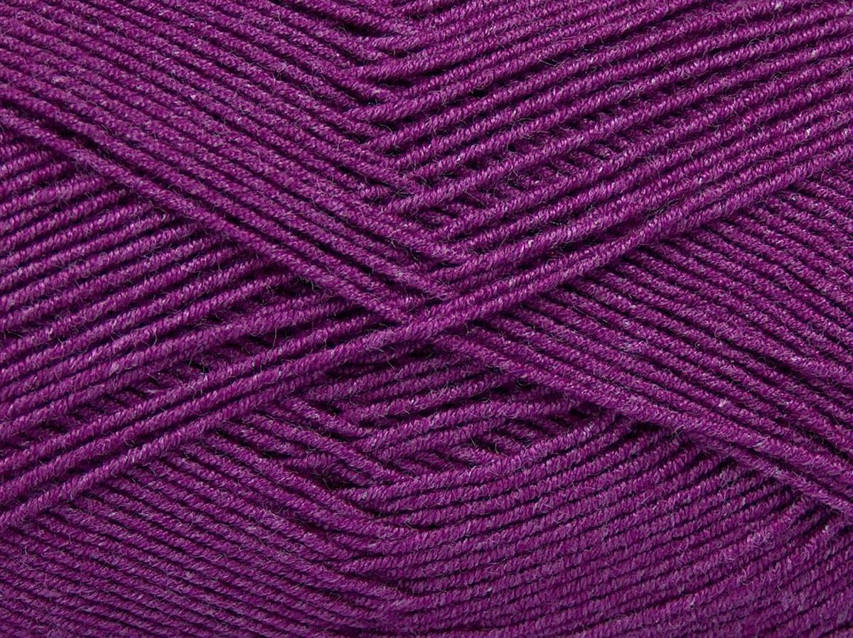 Socke Baumwolle Dark Fuchsia