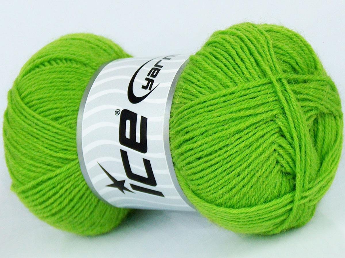 SockenWolle Uni Light Green