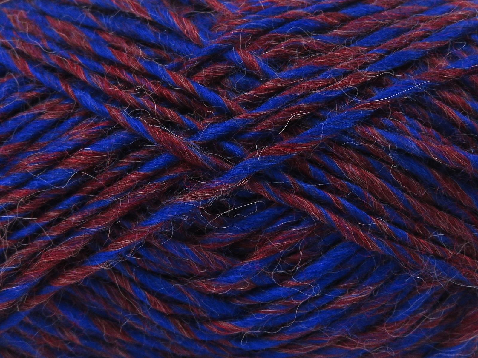 Sonriente Alpaca Blue, Burgundy