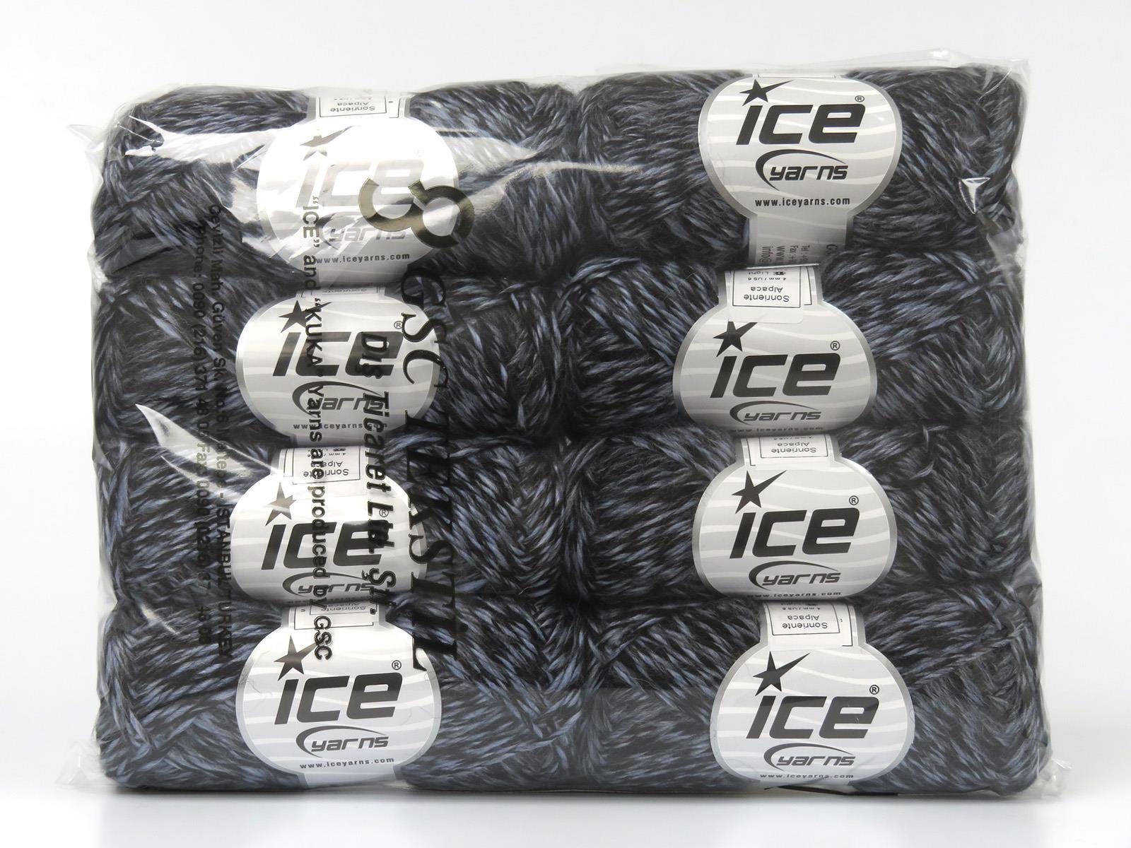 Sonriente Alpaca Light Blue, Dark Navy