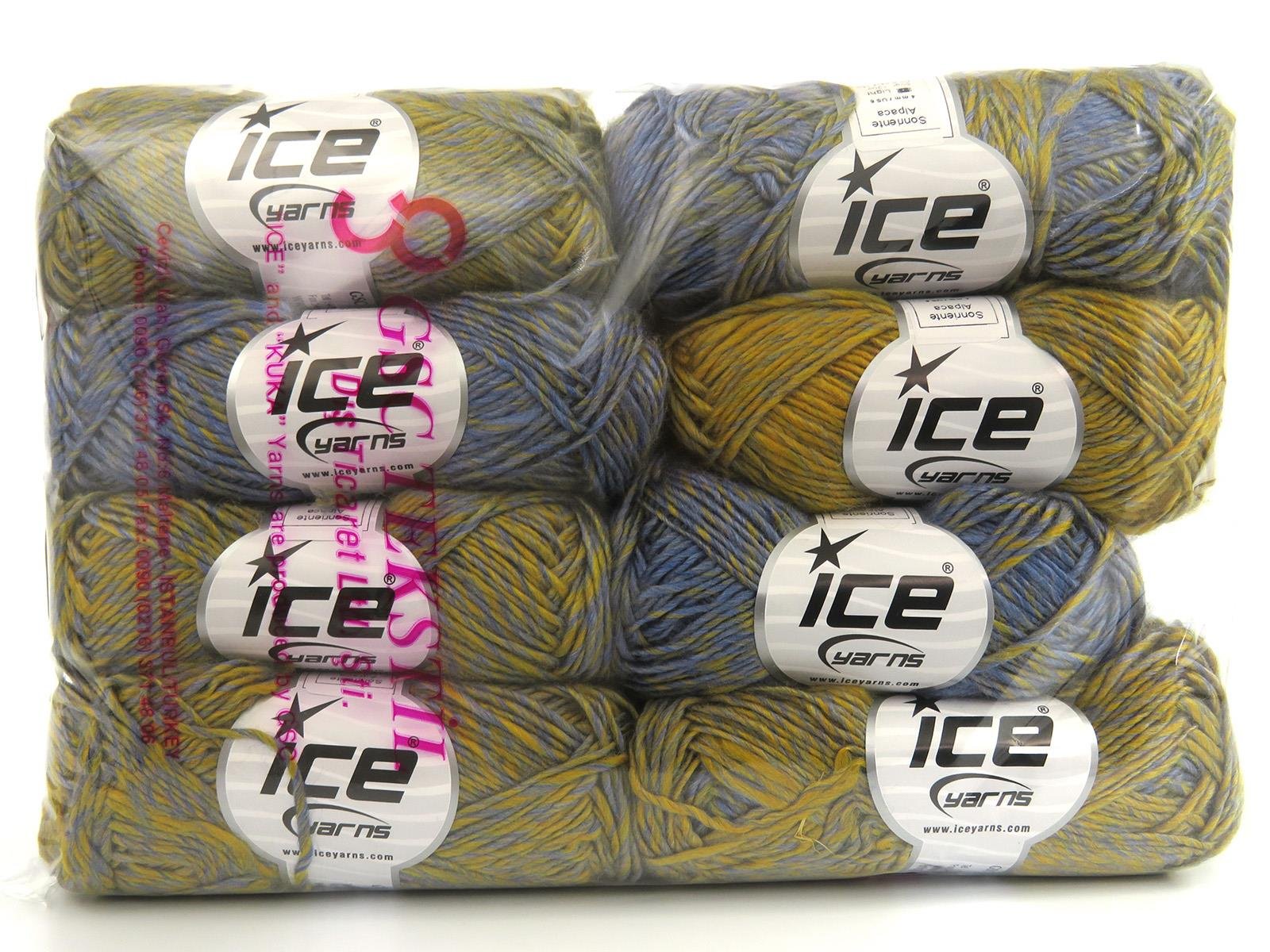 Sonriente Alpaca Lilac, Olive Green