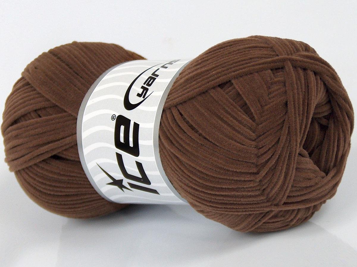 Suede Chenille Dark Brown