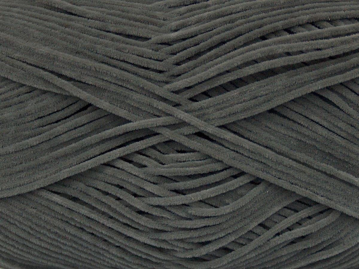 Suede Chenille Dark Grey