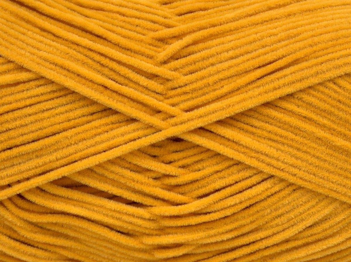 Suede Chenille Dark Yellow