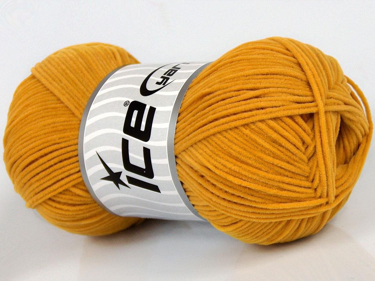 Suede Chenille Dark Yellow