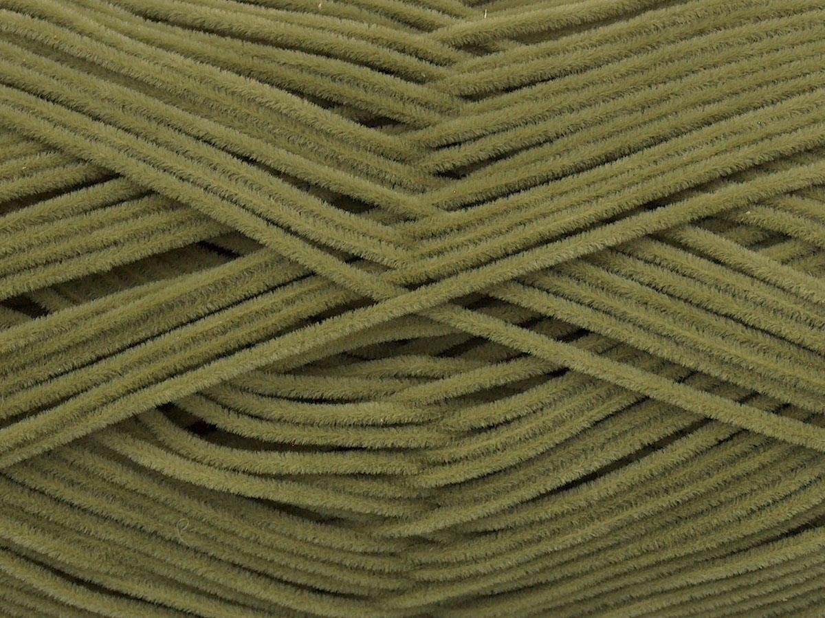 Suede Chenille Khaki