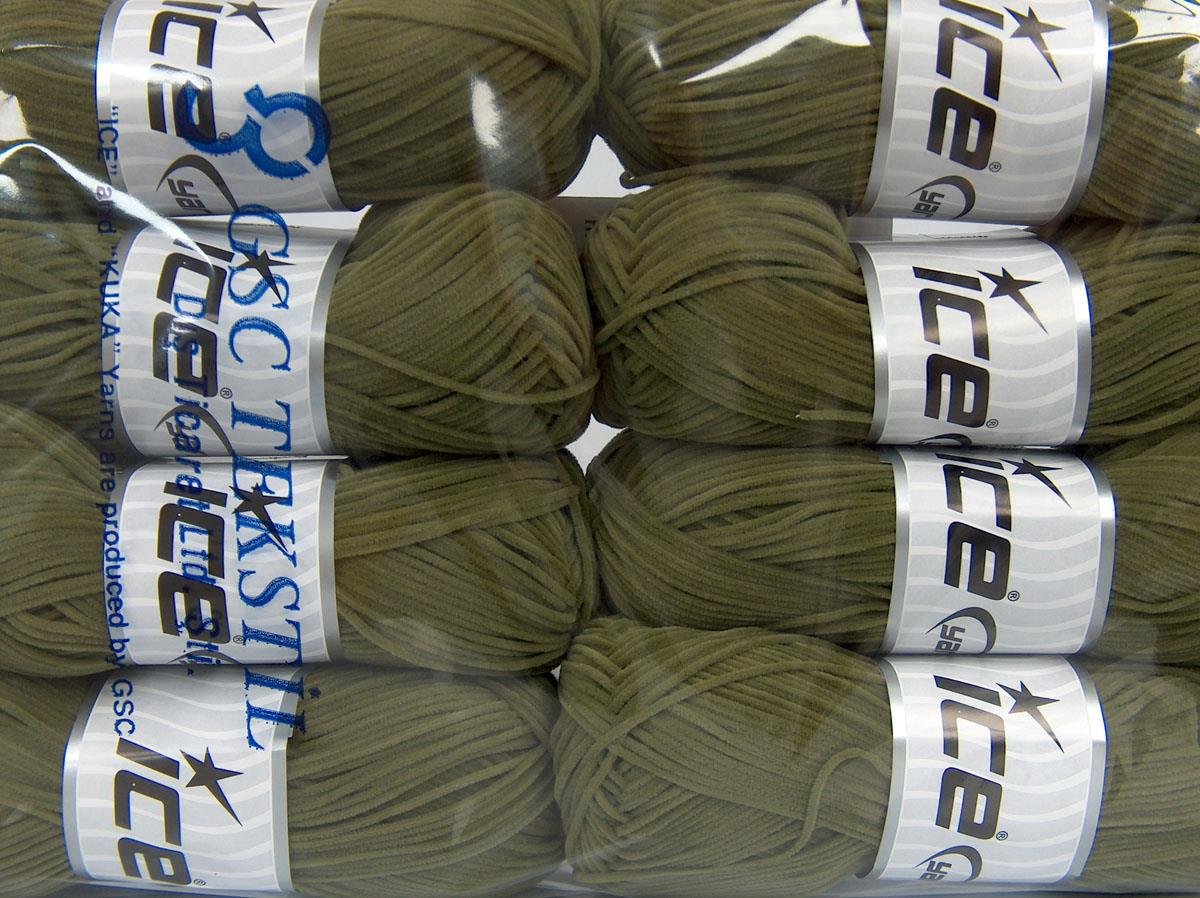 Suede Chenille Khaki