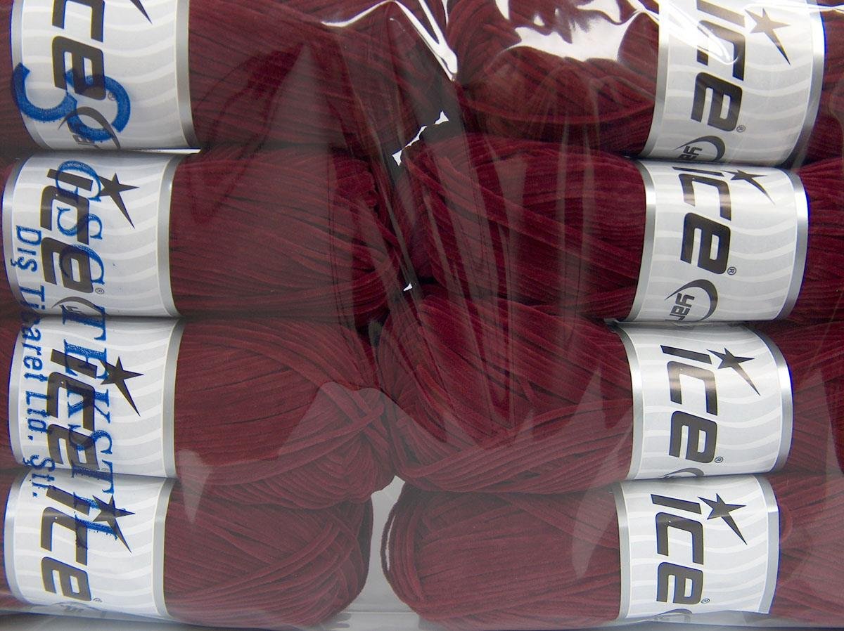 Suede Chenille Ruby Red