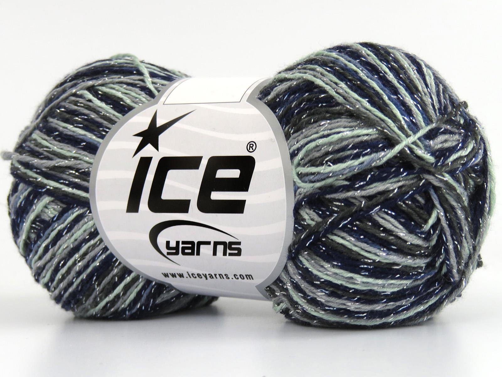 Summer Rose Glitz Grey, Navy, Green Shades
