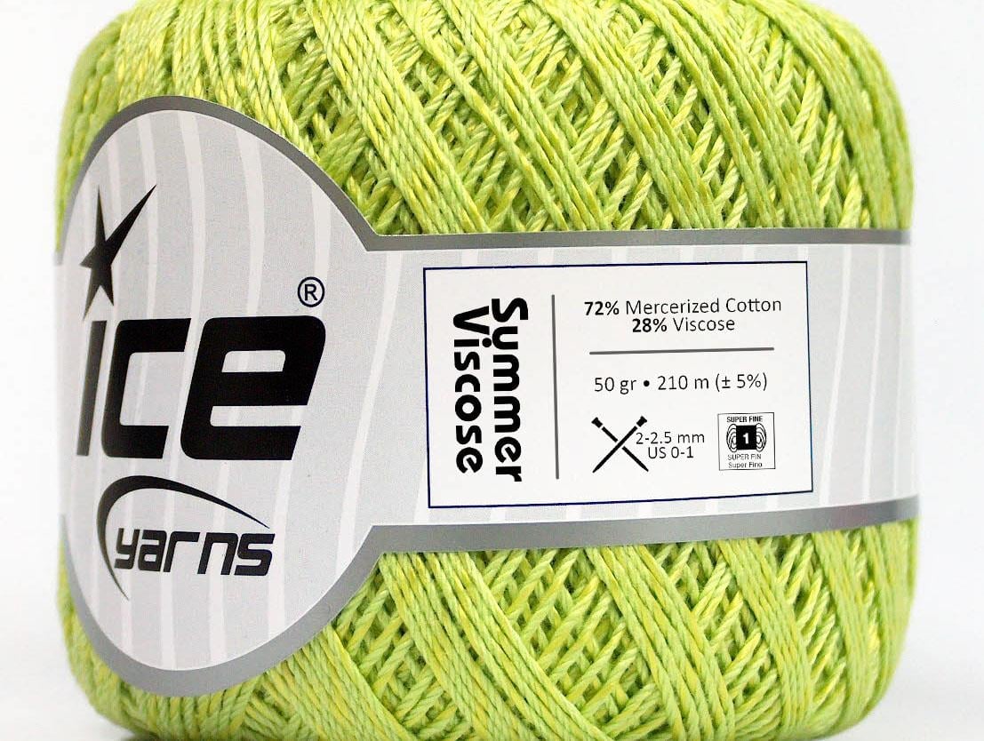 Summer Viscose Light Green
