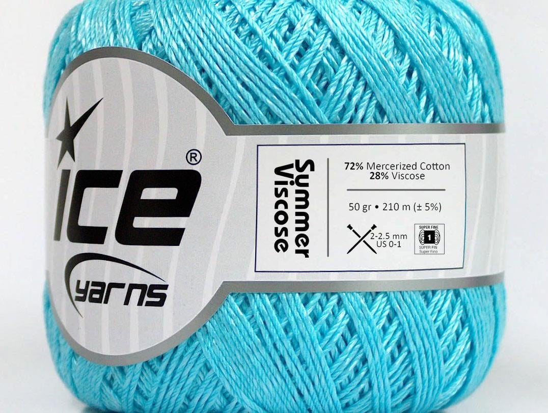 Summer Viscose Light Turquoise
