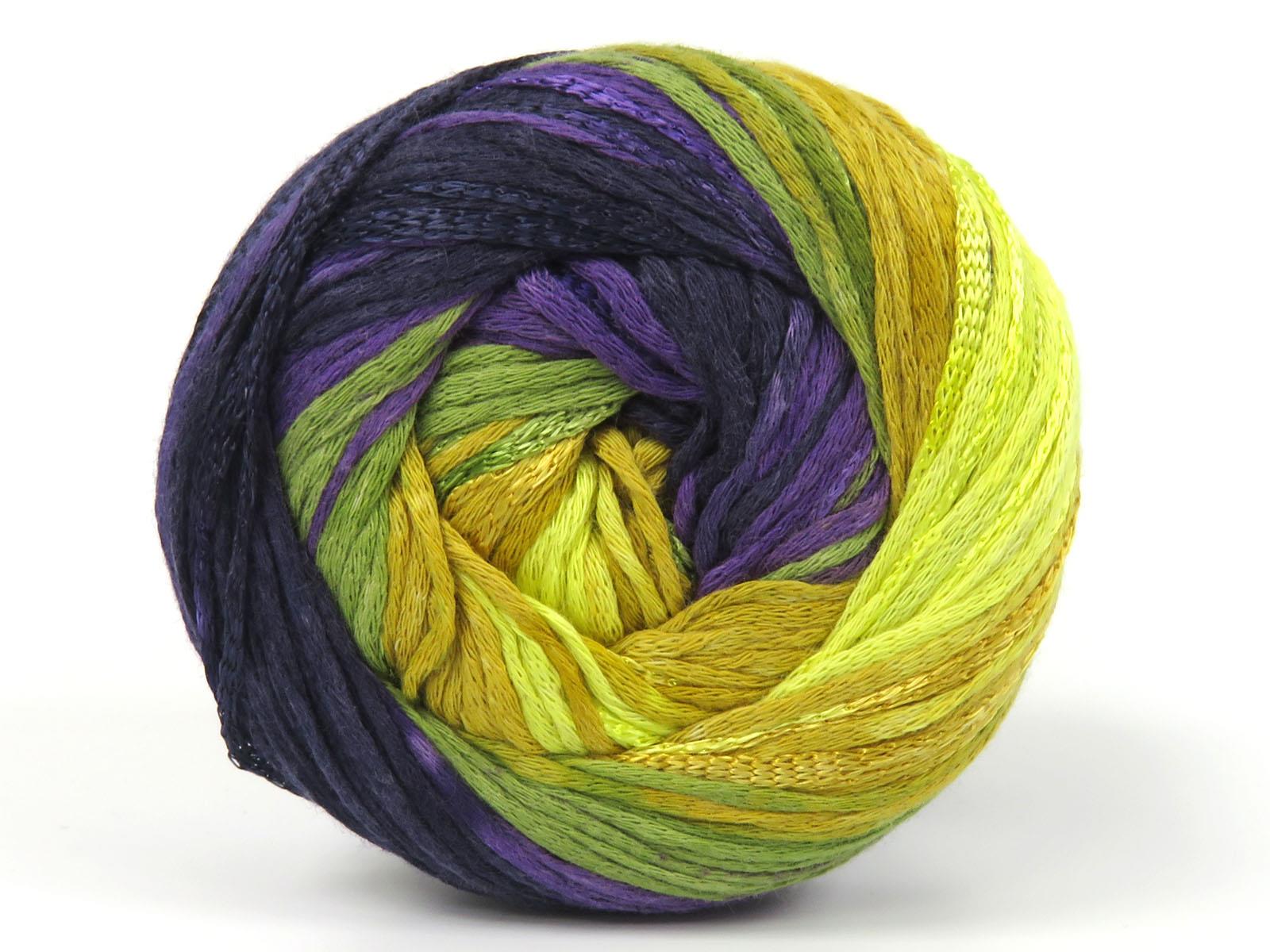 Summertime Color Gold, Green Shades, Purple Shades