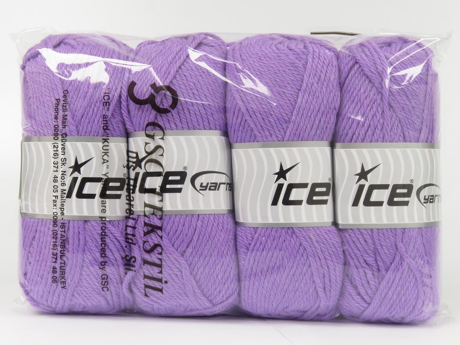 Superwash Wool Bamboo Lilac