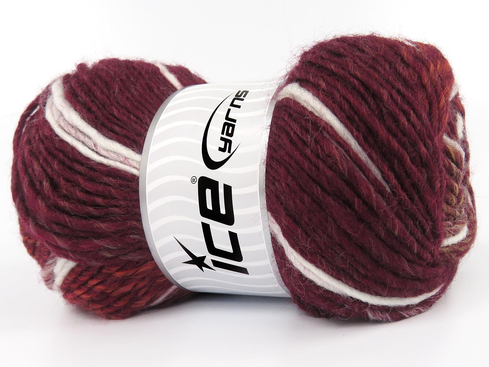 Symphony White, Cream, Grey, Burgundy, Copper