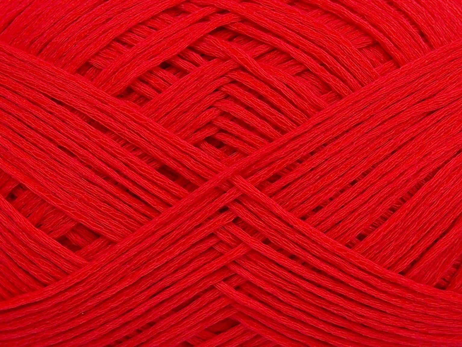 Tube Cotton Fine Red
