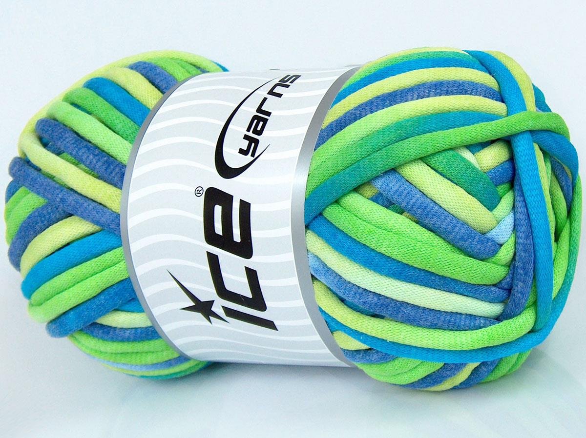 Tube Cotton Jumbo Color Blue, Lilac, Green Shades