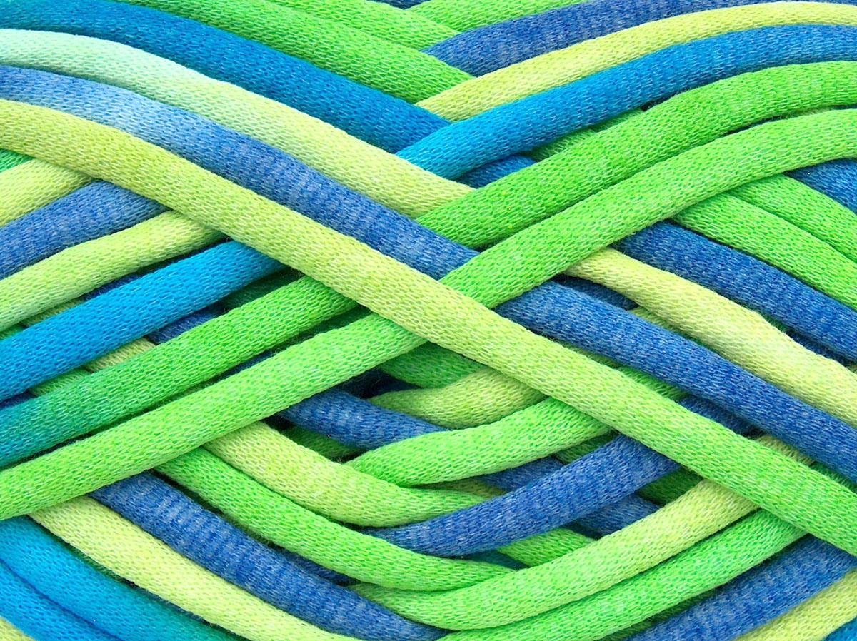 Tube Cotton Jumbo Color Blue, Lilac, Green Shades