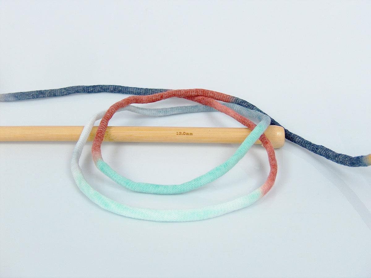 Tube Cotton Jumbo Color Gold, Copper, Blue Shades, Mint Green