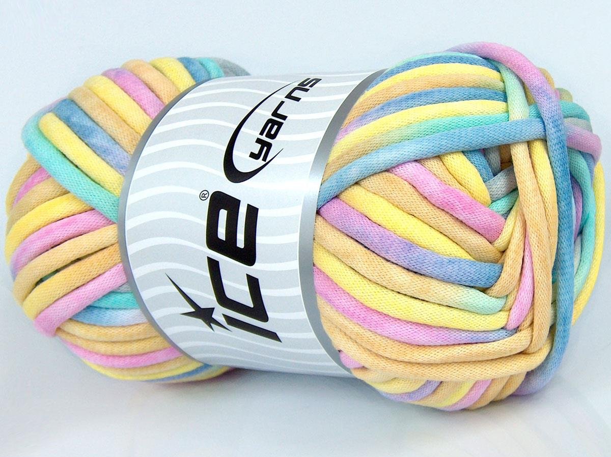 Tube Cotton Jumbo Color Pink, Blue, Yellow, Light Grey, Mint Green
