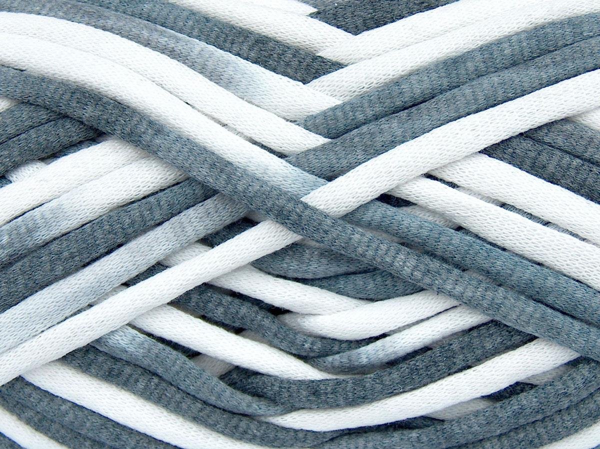 Tube Cotton Jumbo Color White, Grey Shades