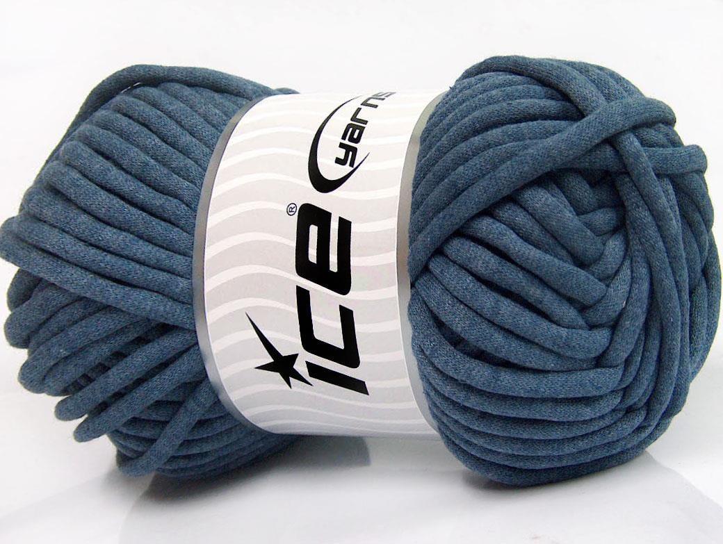 Tube Cotton Jumbo Jeans Blue