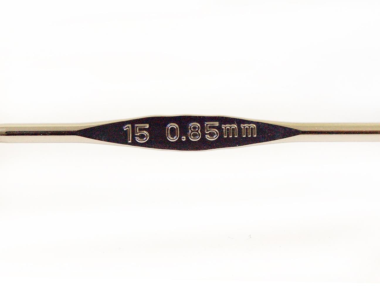 Tulip Metal Crochet Hook . #15 - 0.85 mm