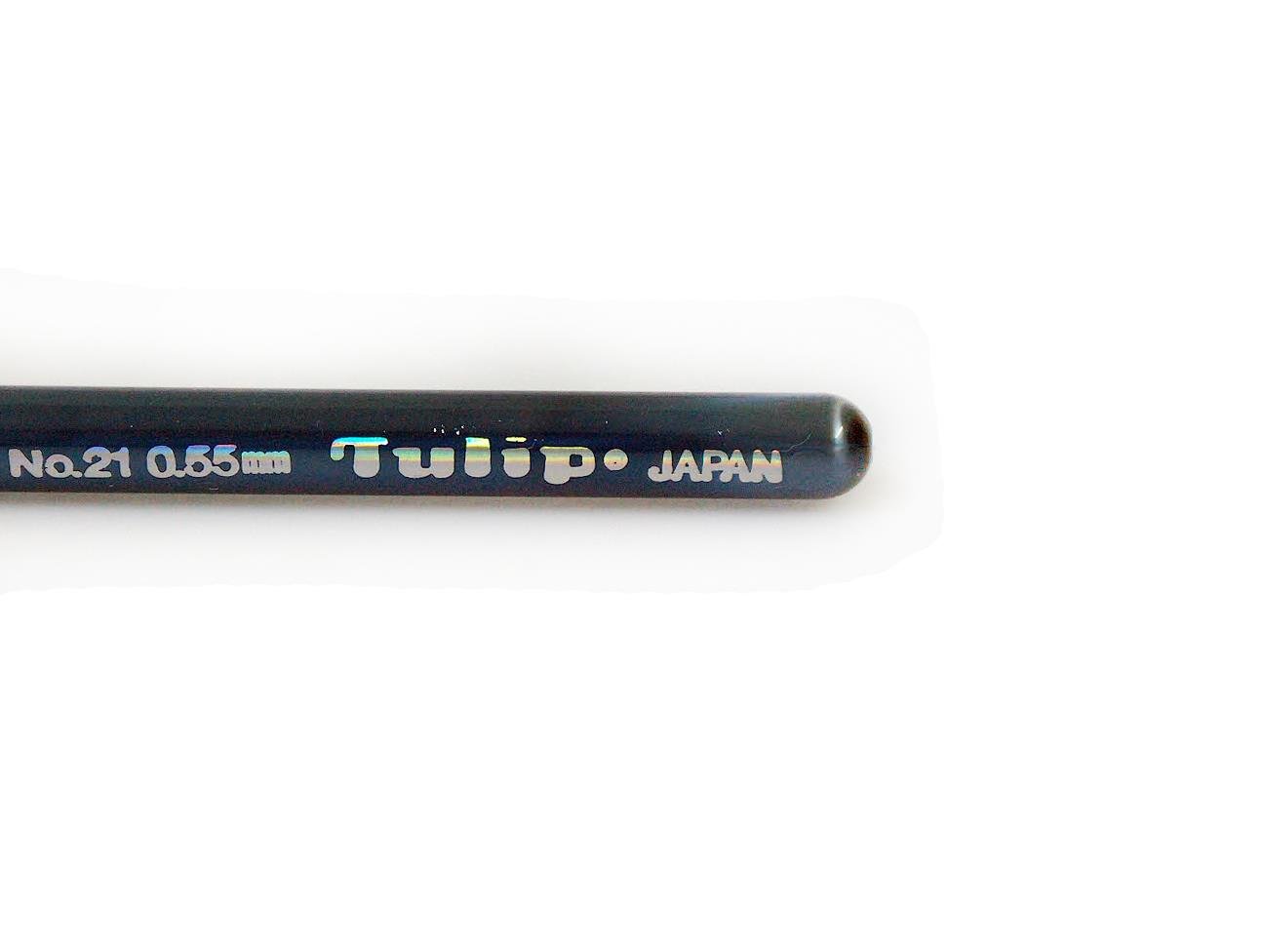 Tulip Plastic Handle Crochet Hook . #21 - 0.55 mm