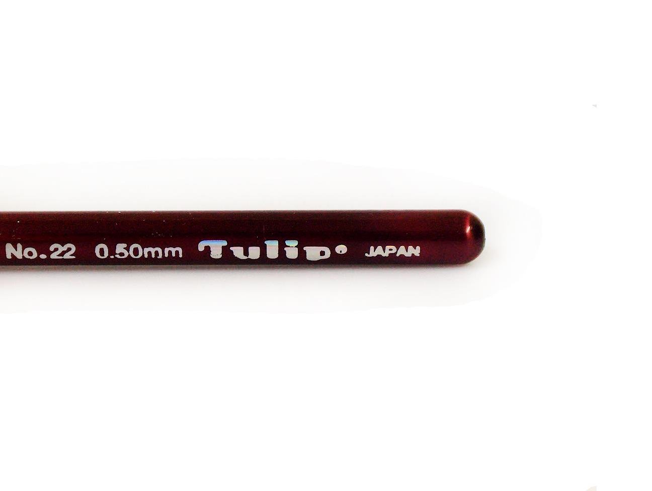 Tulip Plastic Handle Crochet Hook . #22 - 0.50 mm