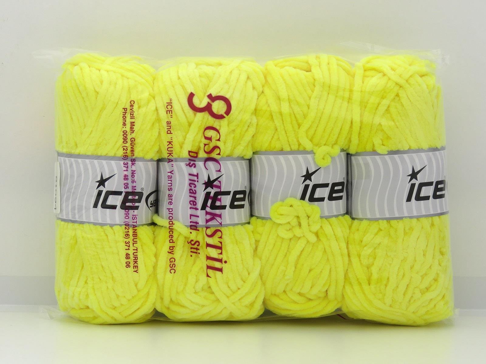 Velvet Baby Neon Yellow
