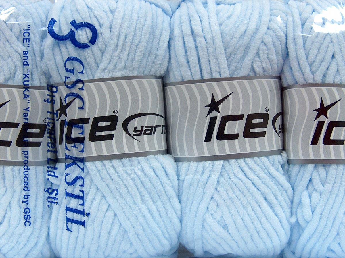 Velvet Chenille Baby Blue