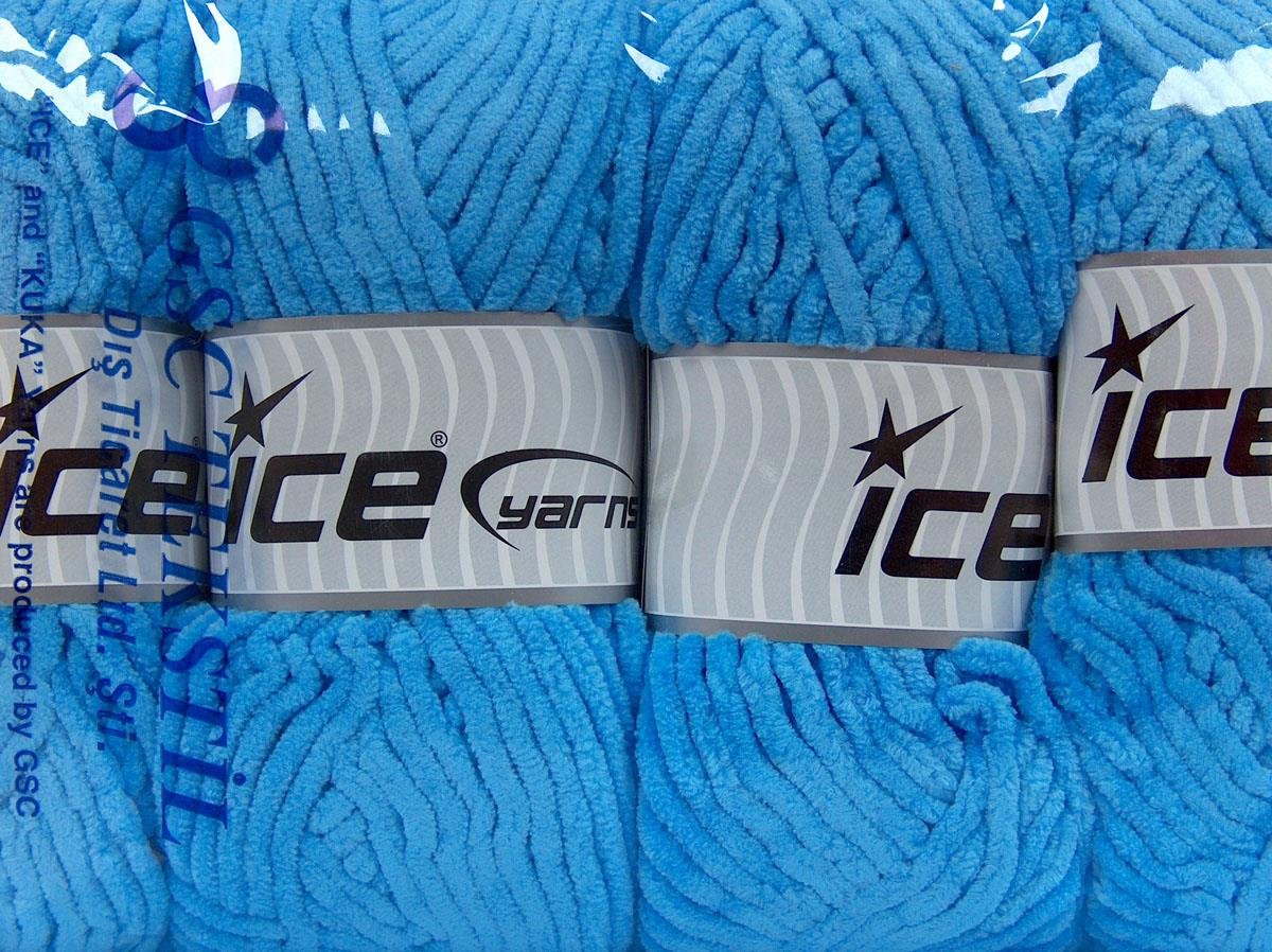 Velvet Chenille Light Blue