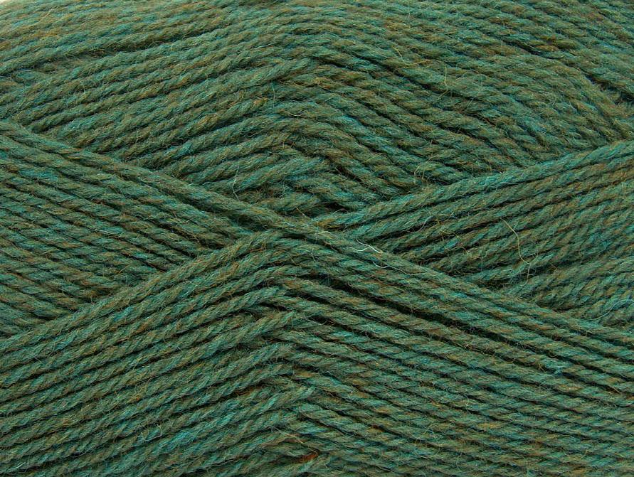 Virgin Wool Deluxe Khaki Melange