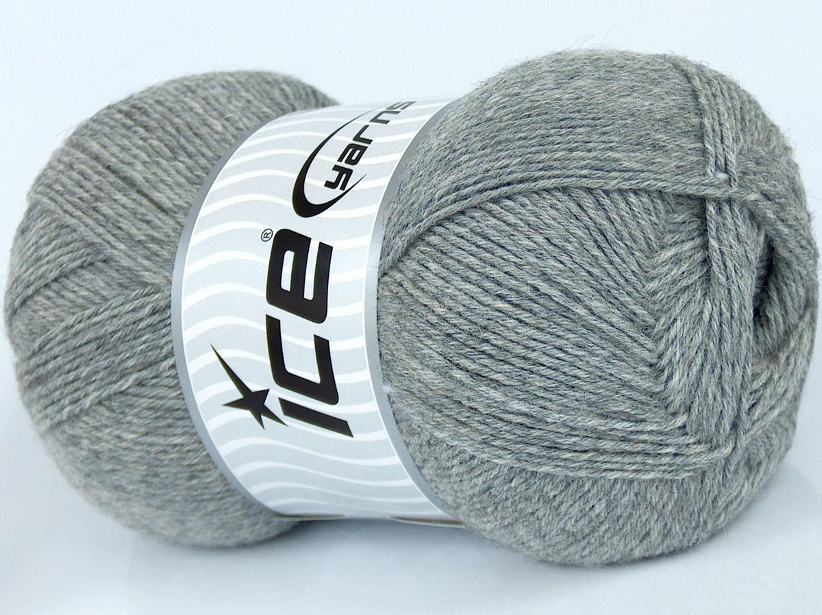 Virgin Wool Sock Grey