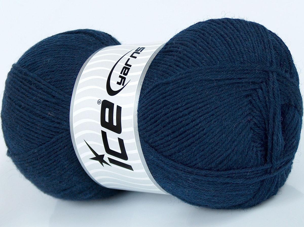 Virgin Wool Sock Navy