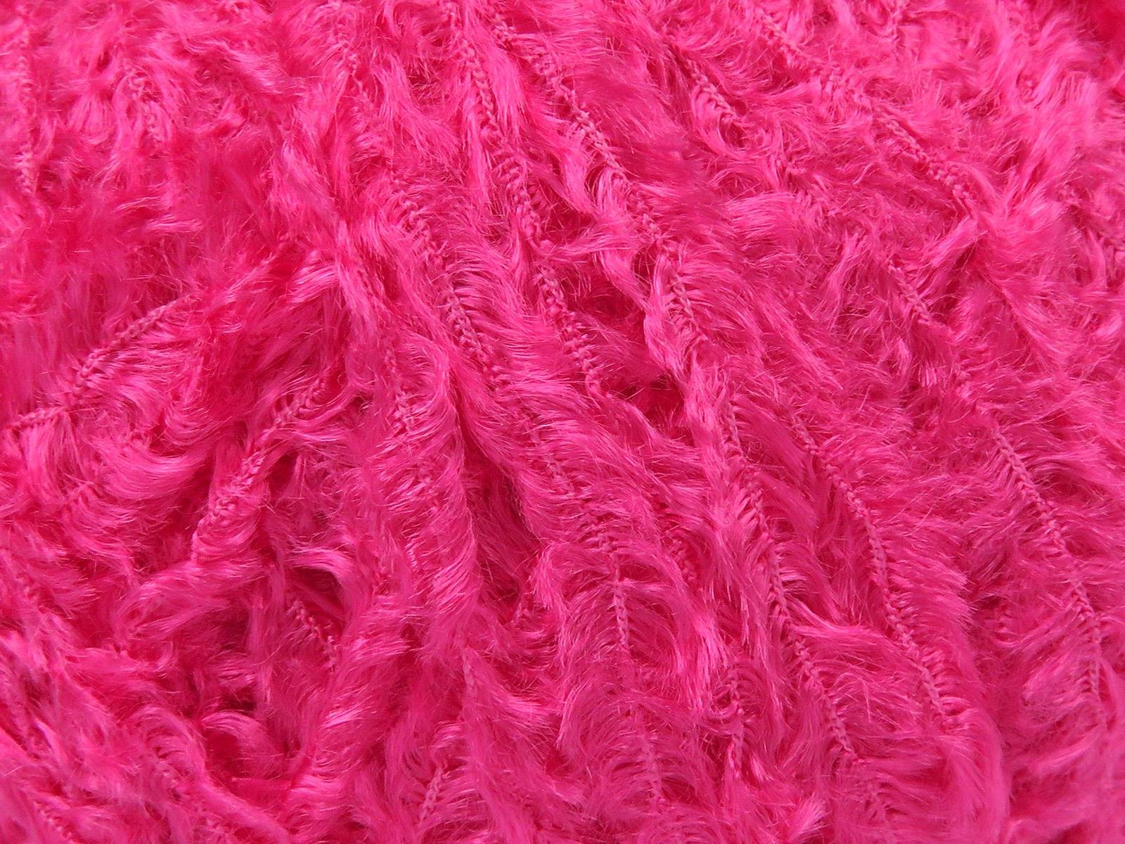 Viscose Fur Candy Pink