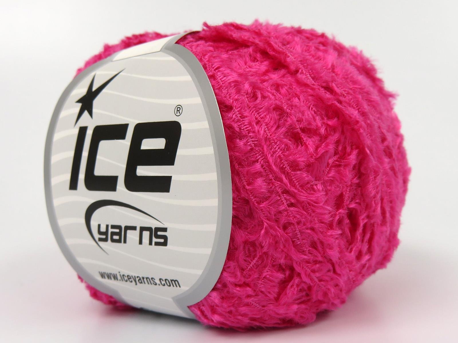 Viscose Fur Candy Pink
