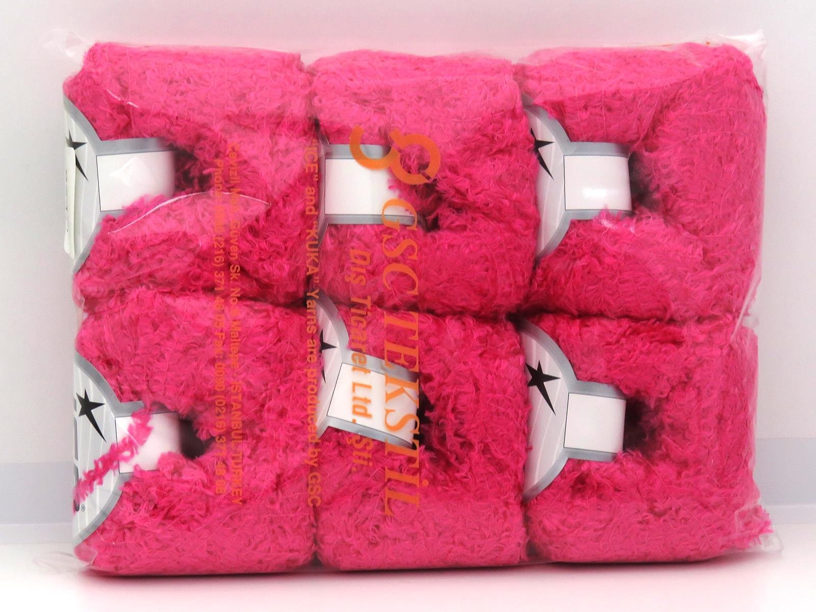 Viscose Fur Candy Pink