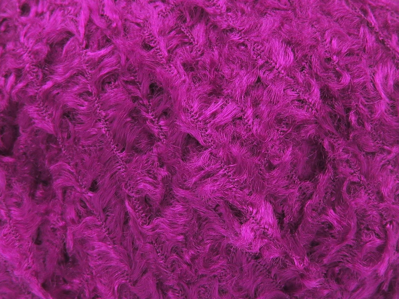 Viscose Fur Dark Fuchsia
