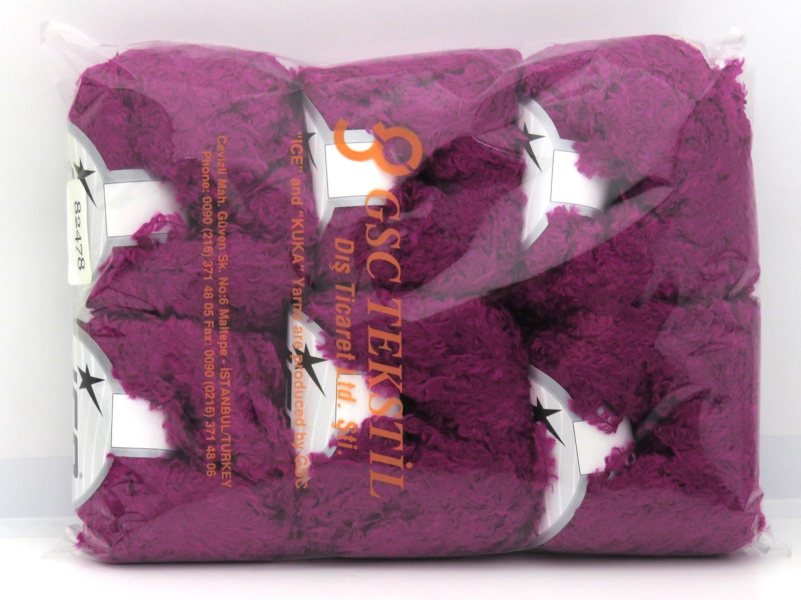 Viscose Fur Dark Fuchsia