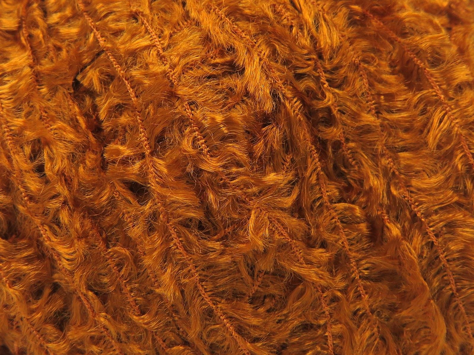 Viscose Fur Dark Gold