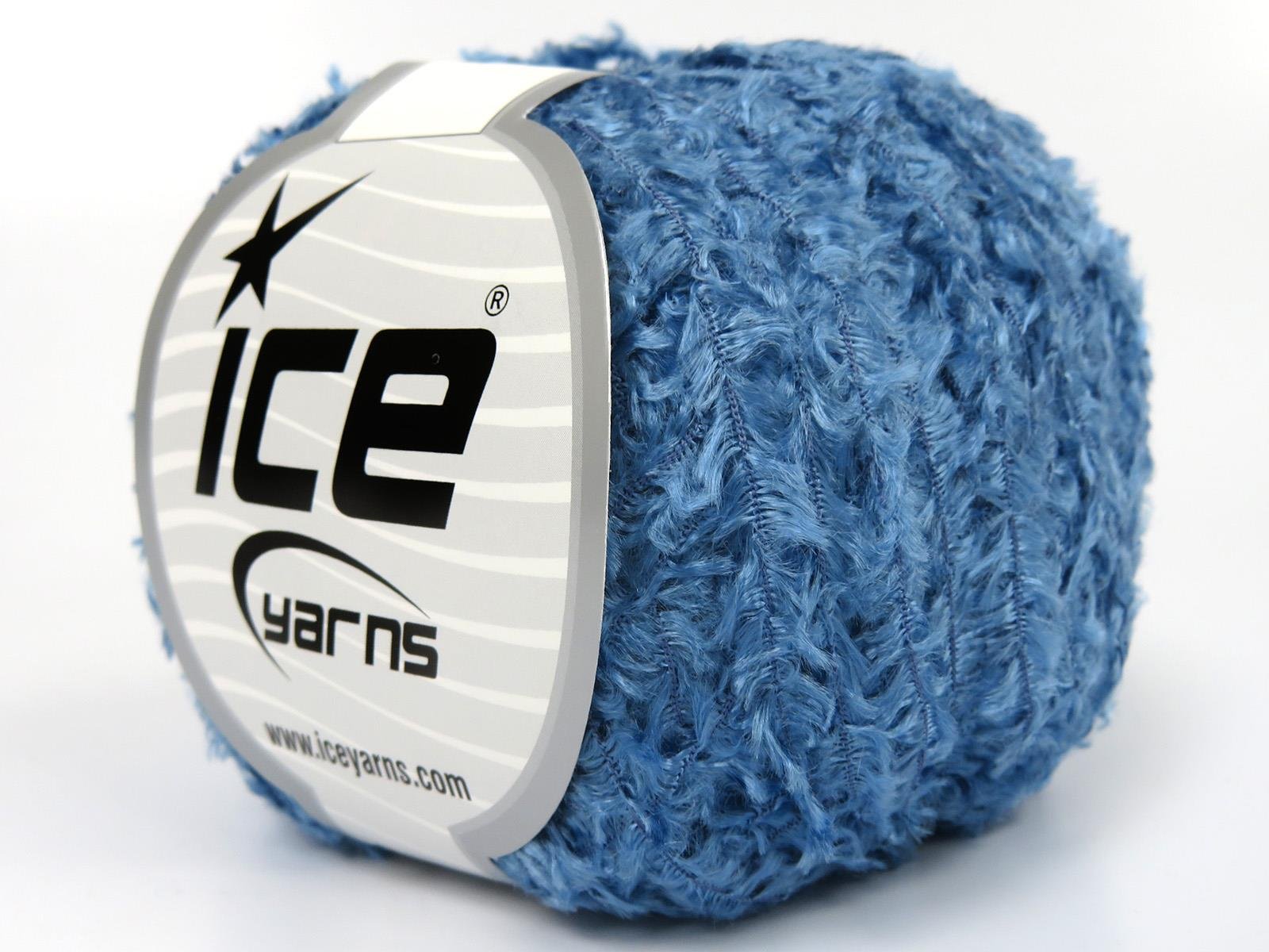 Viscose Fur Light Blue