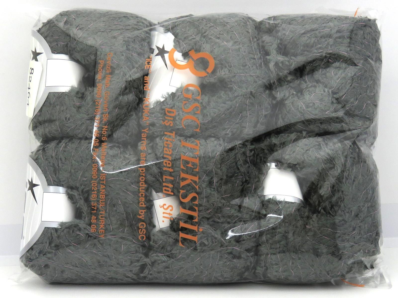 Viscose Fur Light Bluish Grey