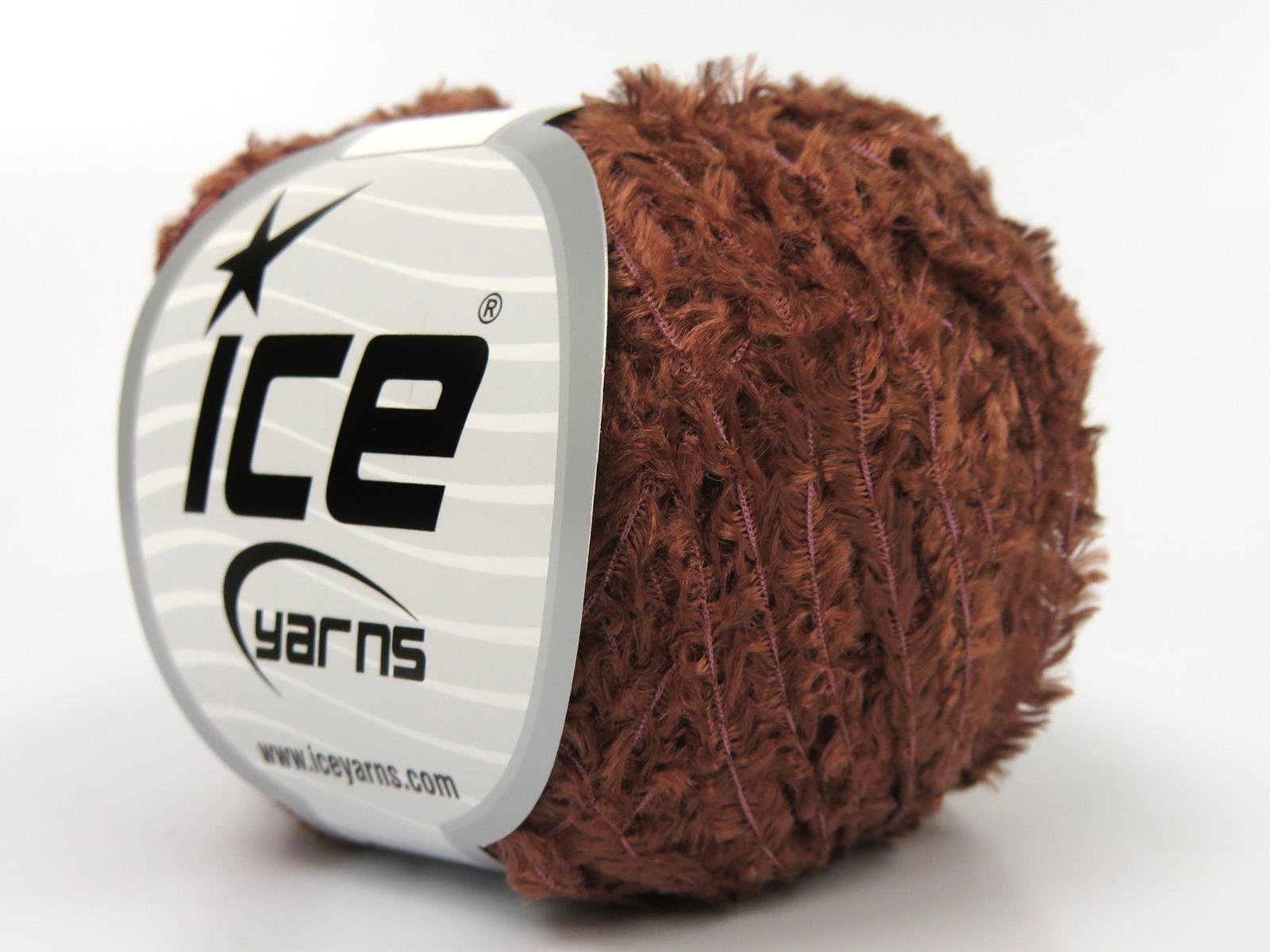 Viscose Fur Rose Brown