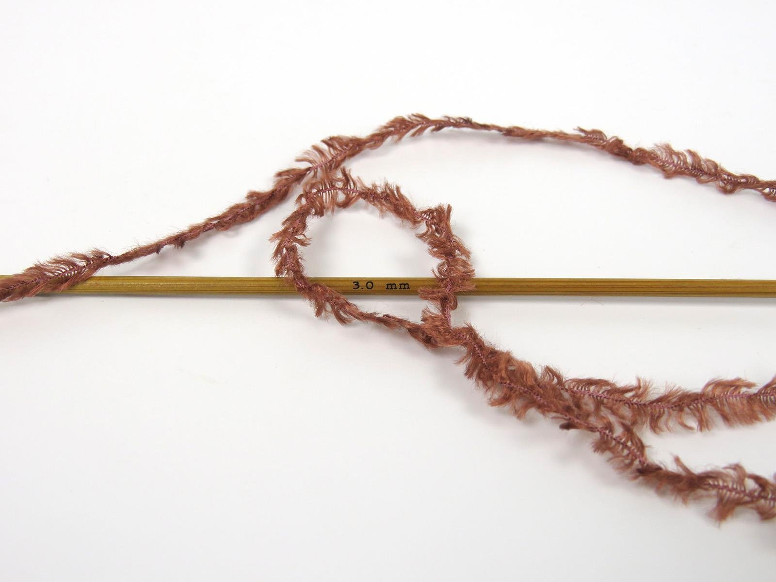 Viscose Fur Rose Brown