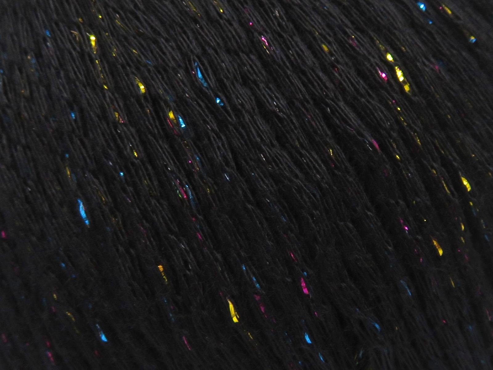 Viscose Glitz Black