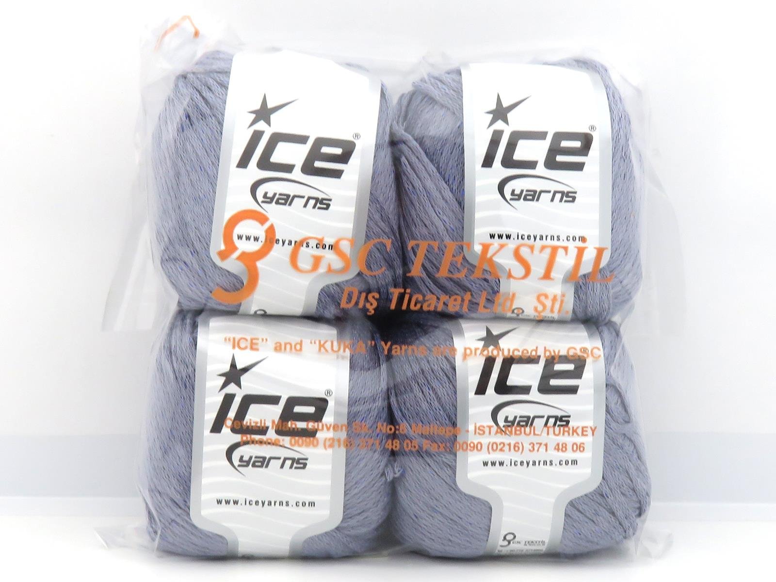 Viscose Glitz Bluish Lilac