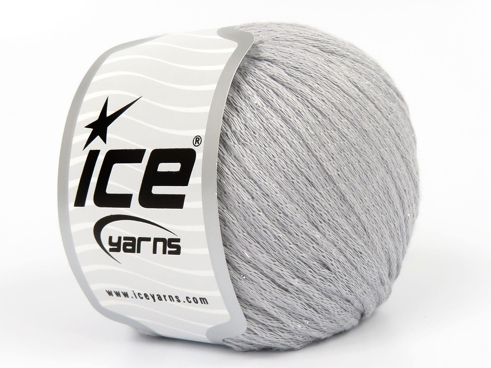 Viscose Glitz Light Grey