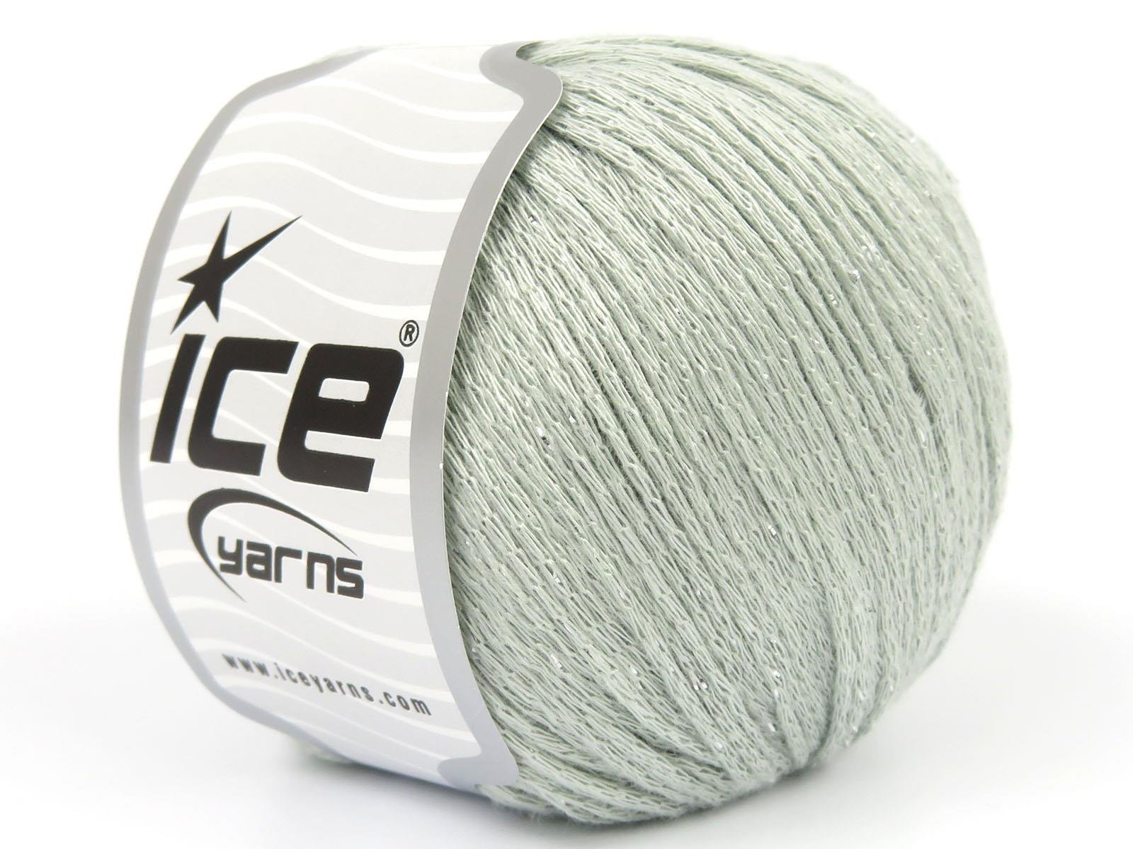 Viscose Glitz Light Water Green
