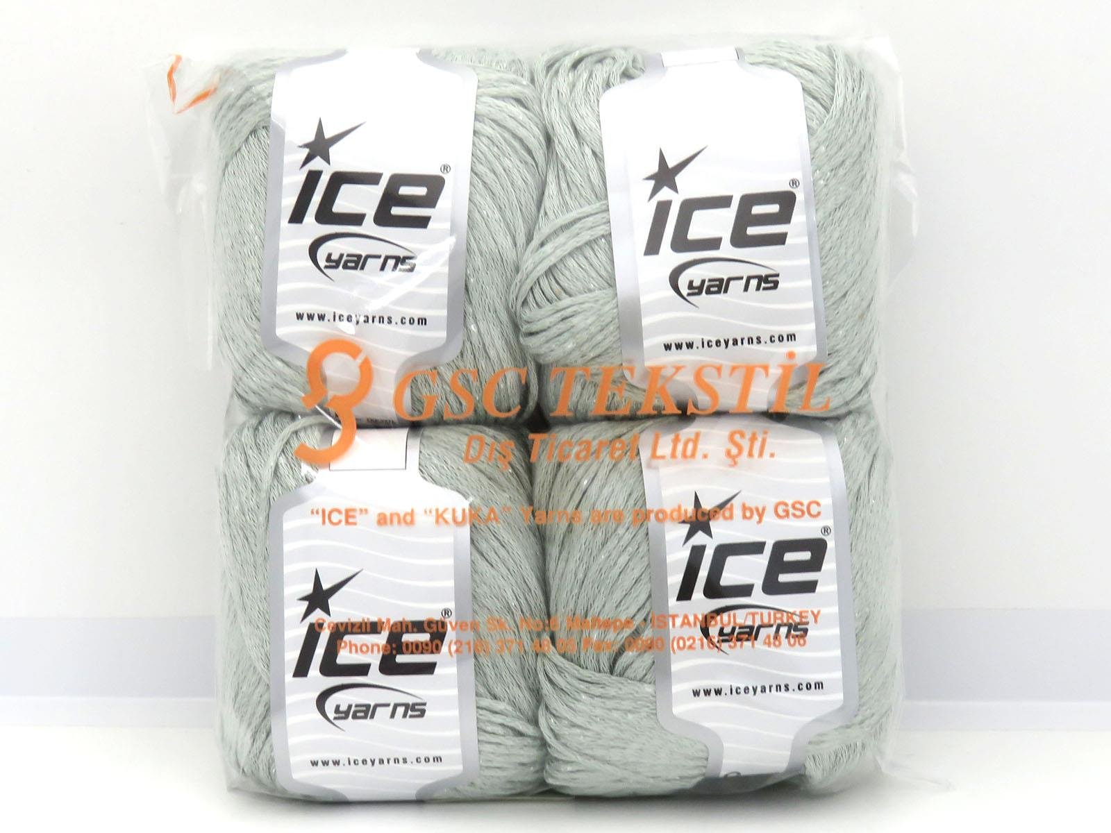 Viscose Glitz Light Water Green